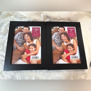 Black photo frames 5x7